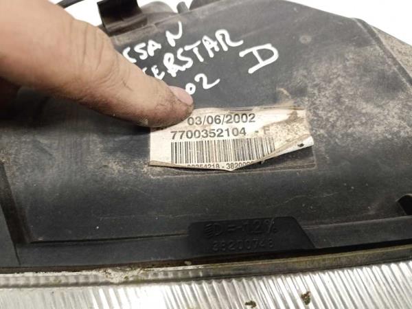 PHARE DROIT RENAULT MASTER 1997-2003 / MASCOTT 1999-2010 / OPEL MOVANO 1997-2003/ INTERSTAR 1997-2003 - Vue 3